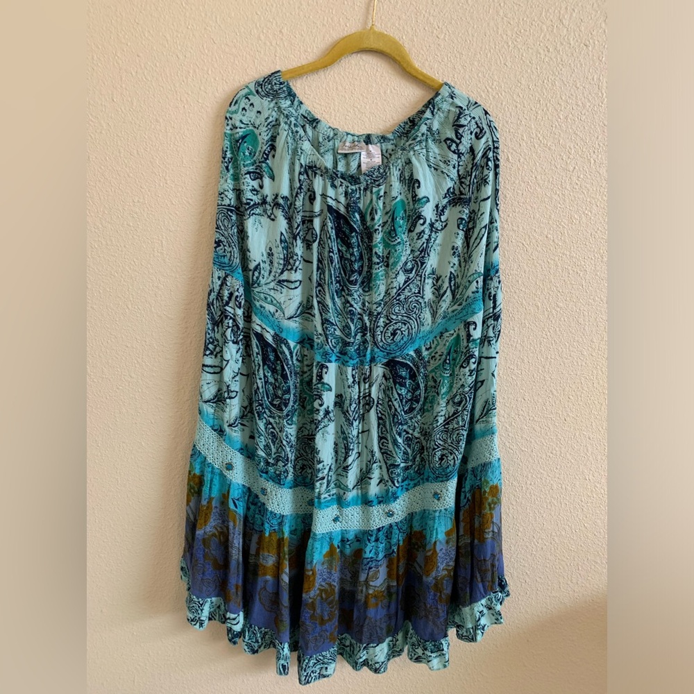 Forbidden Boho Layered Midi Skirt 🌴